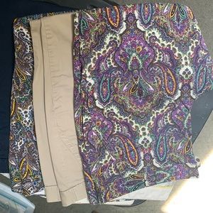 J. Crew City Fit Pants!  Four Pairs!